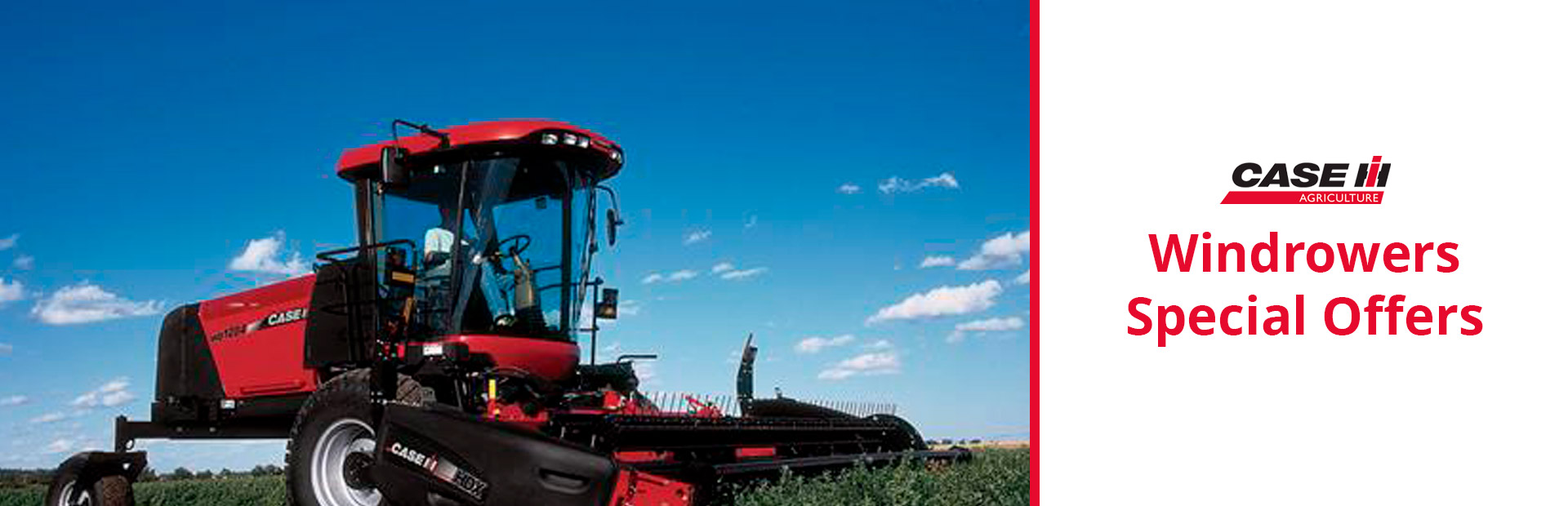 Case IH: Windrowers Special Offers